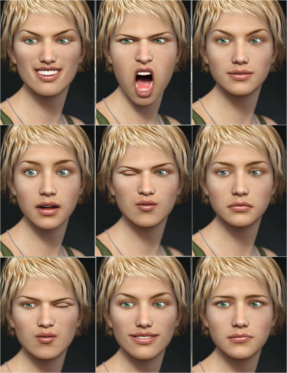 Private May Expressions for Genesis 3 Female(s) by: DianePredatron, 3D Models by Daz 3D