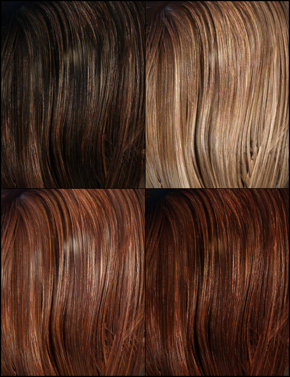 Eclectic Hair for Genesis 3 Female(s) by: goldtassel, 3D Models by Daz 3D