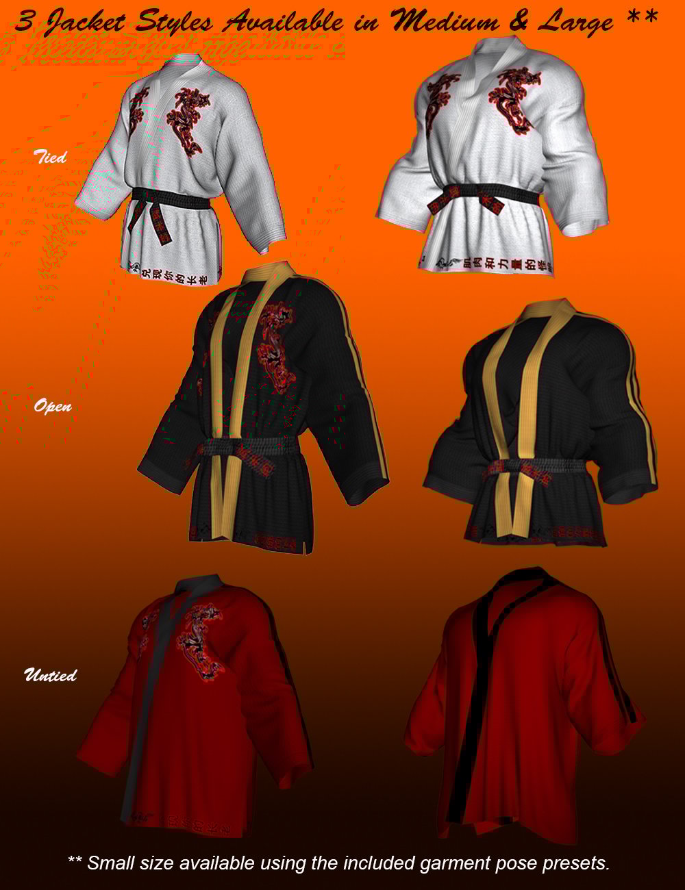 Dynamic Martial Arts Gi: Genesis 2 Dynamic Martial Arts Gi: Genesis 2 by: SimonWMOptiTex, 3D Models by Daz 3D