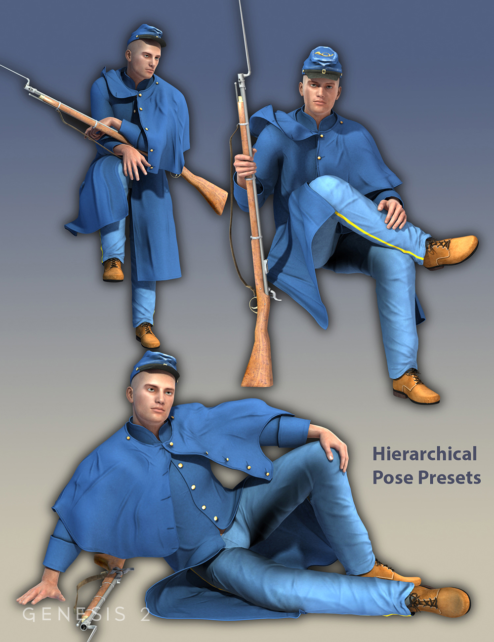 Shenandoah: Greatcoat for  Genesis 2 Male(s) by: Meshitup, 3D Models by Daz 3D