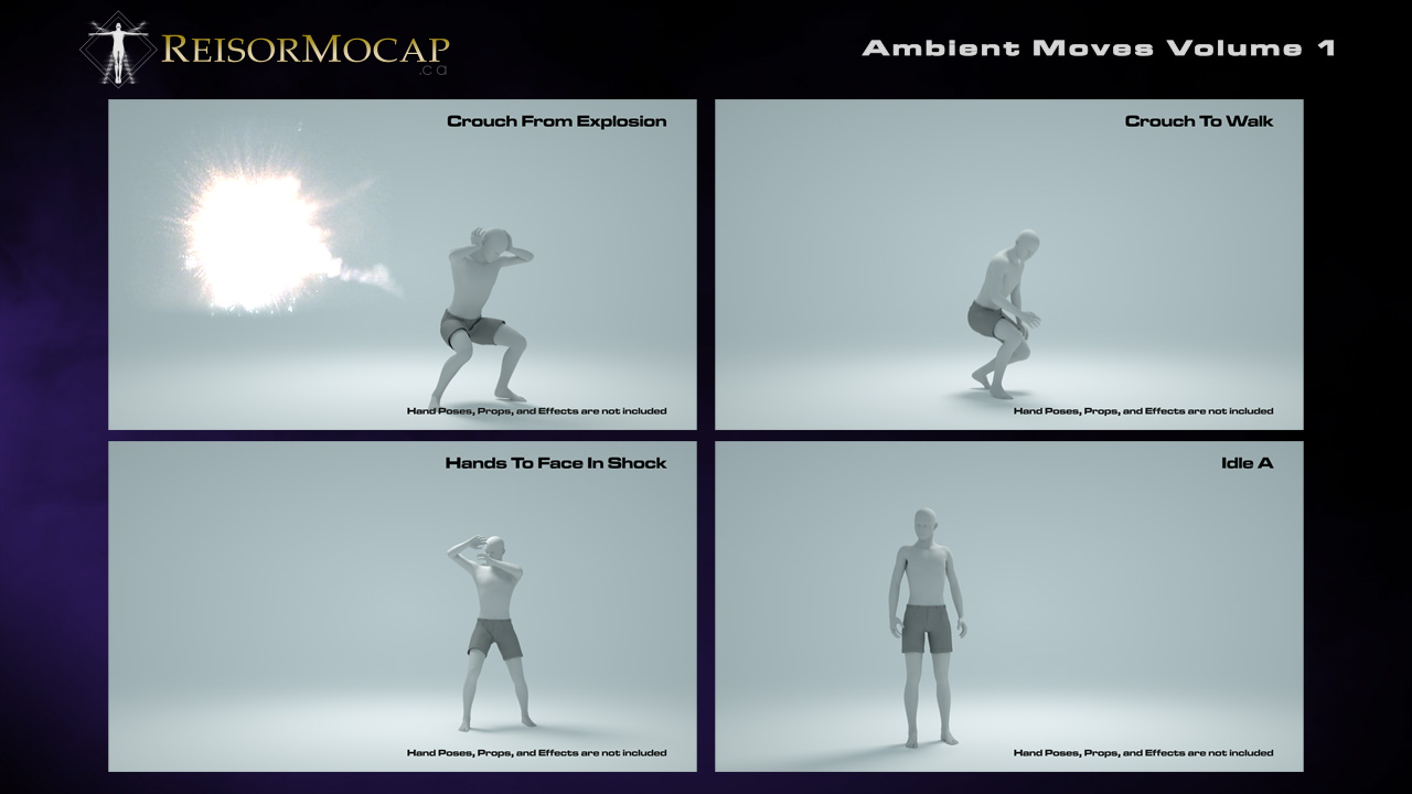 Ambient Moves Volume 1 by: Reisormocap, 3D Models by Daz 3D