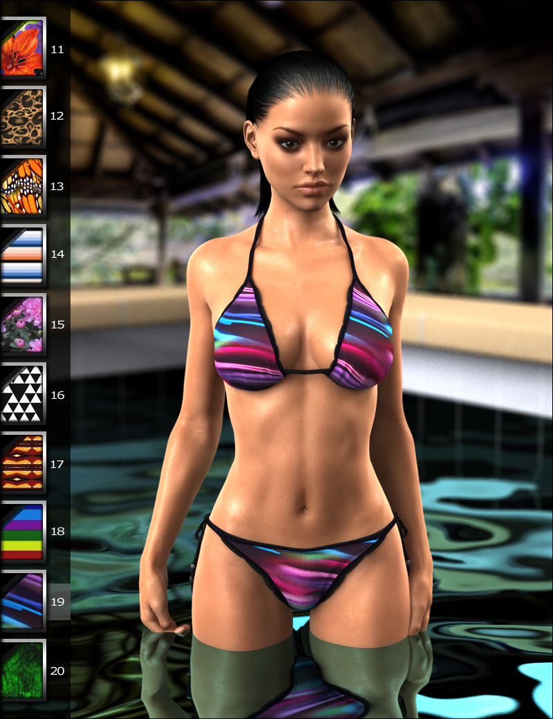 SwimWear for Genesis 3 Female(s) SwimWear for Genesis 3 Female(s) by: MindVision G.D.S., 3D Models by Daz 3D