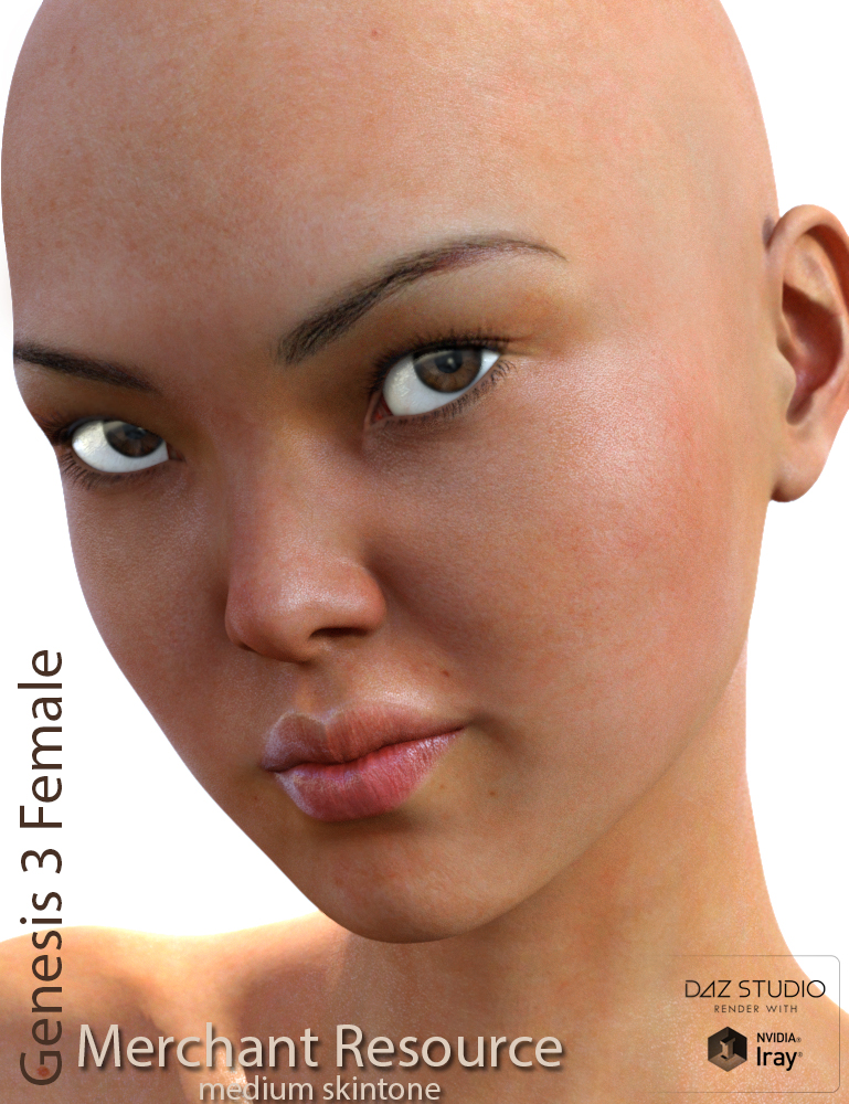 Genesis 3 Female Merchant Resource - Medium Skin Tone by: Morris, 3D Models by Daz 3D