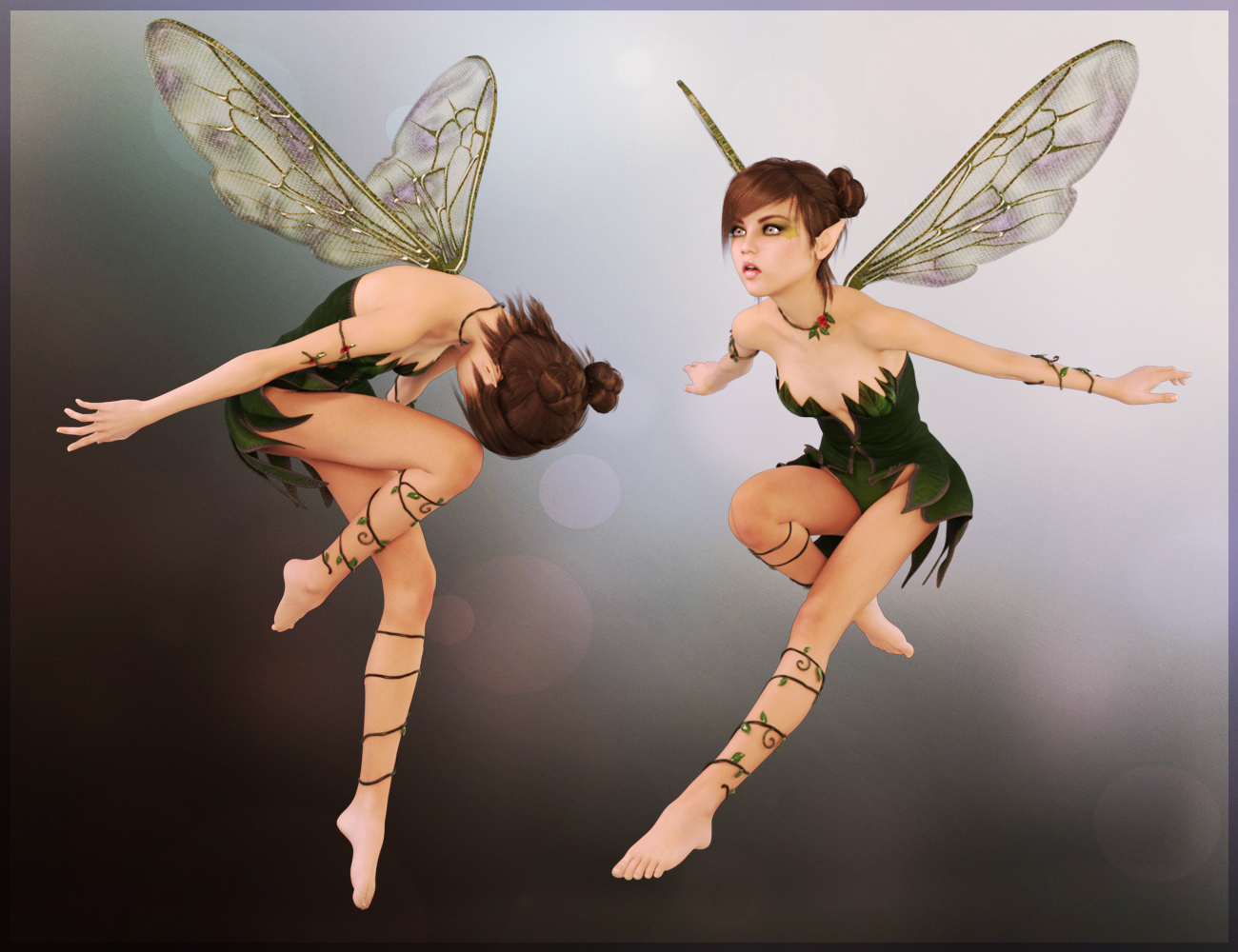 Spritely Poses for Josie 7 by: lunchlady, 3D Models by Daz 3D