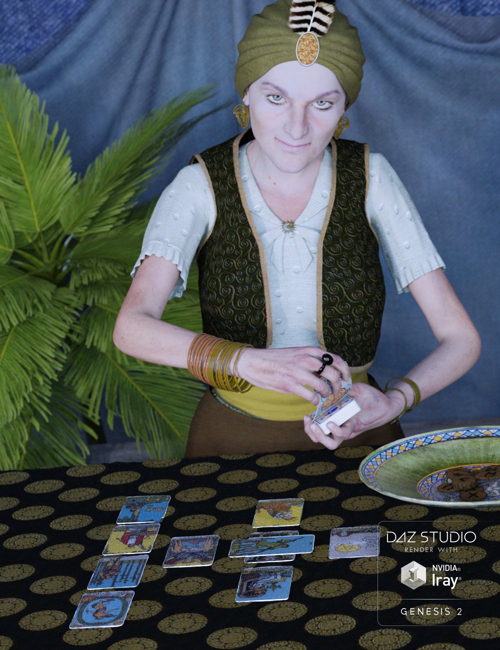 Divination for Poker Play by: FeralFey, 3D Models by Daz 3D