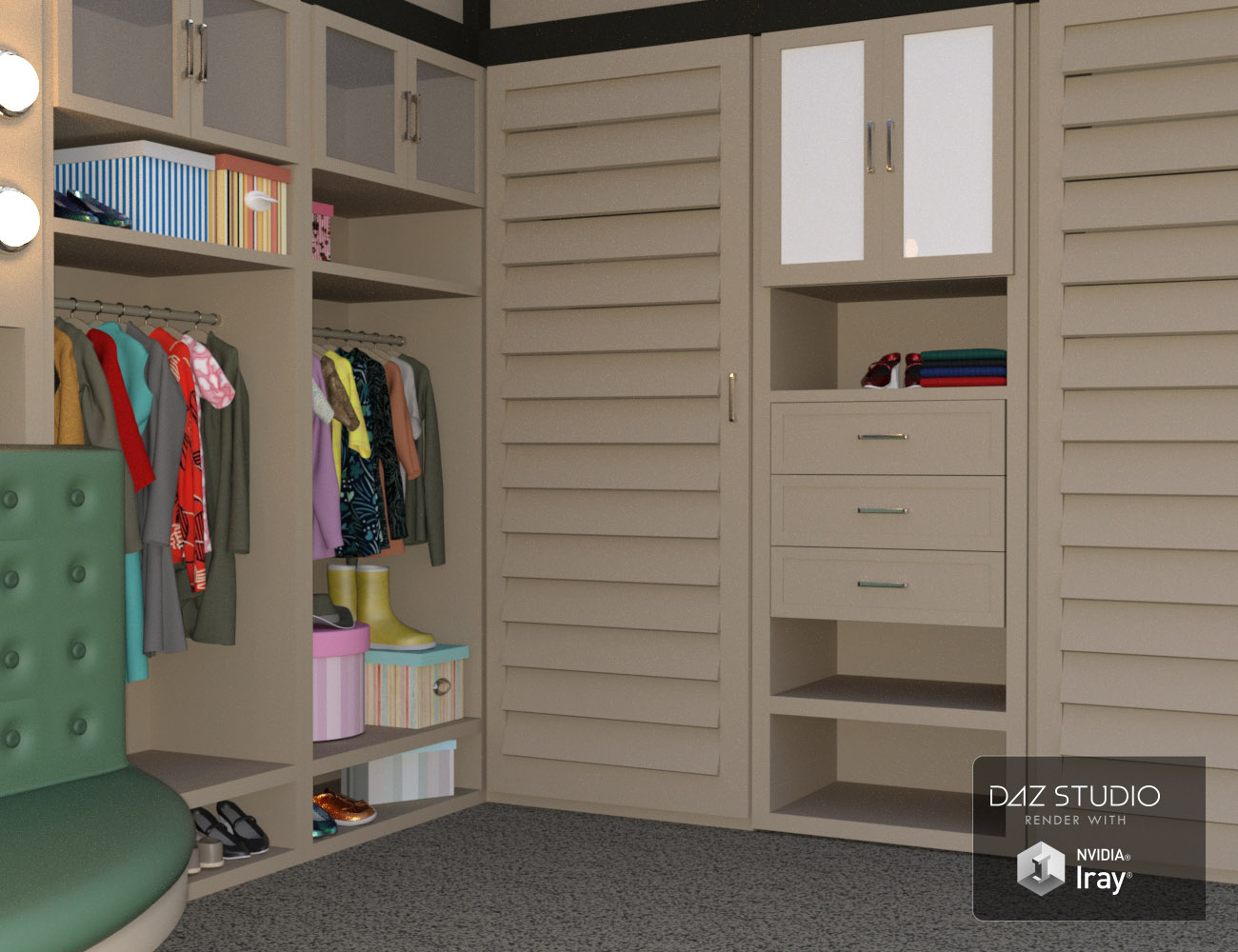 Dream Closet by: Oskarsson, 3D Models by Daz 3D
