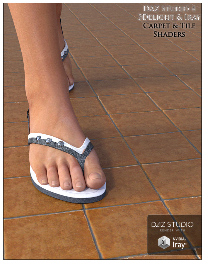 Vintage Tiles and Carpet Shaders by: ForbiddenWhispersDavid Brinnen, 3D Models by Daz 3D