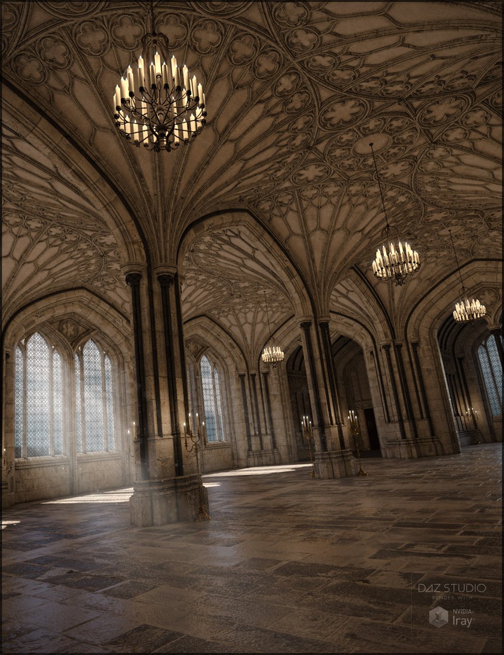 Winterblack Halls by: Jack Tomalin, 3D Models by Daz 3D