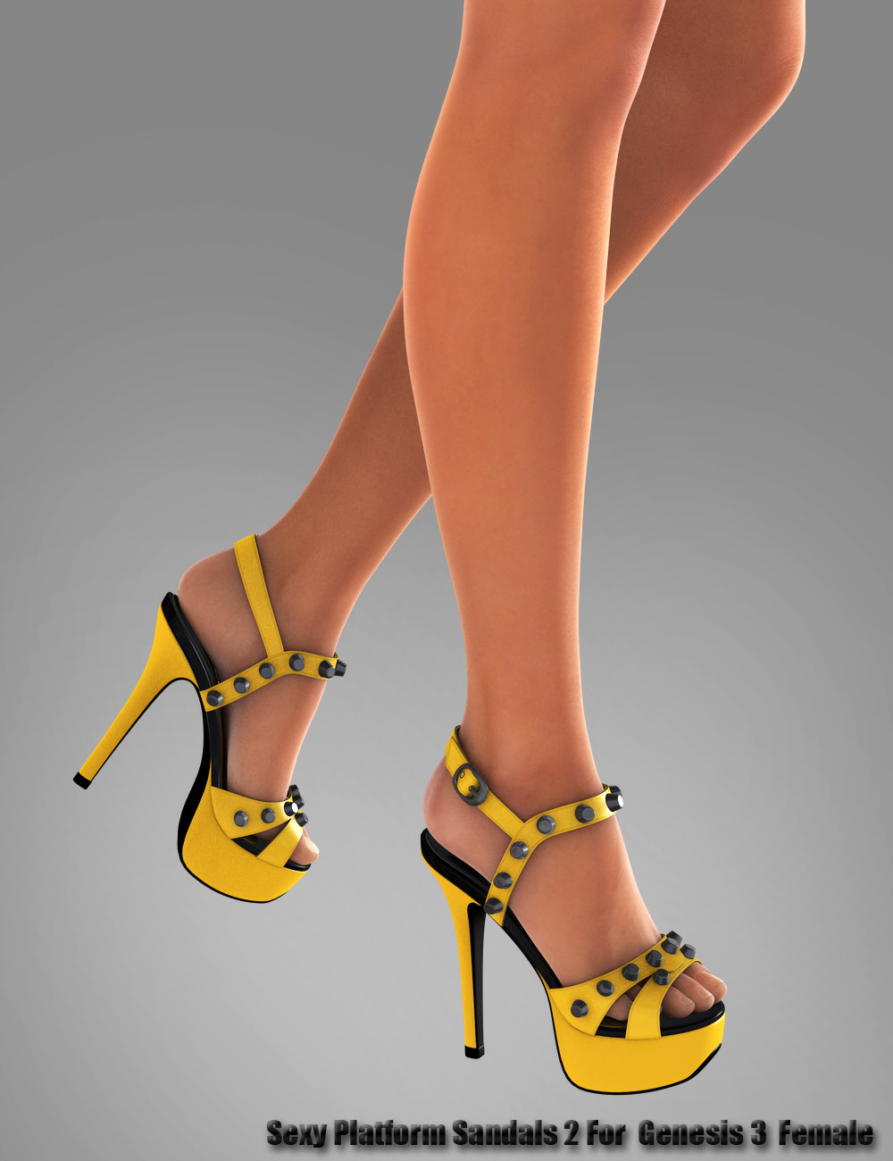Sexy Platform Sandals 2 for Genesis 3 Female(s) by: dx30, 3D Models by Daz 3D