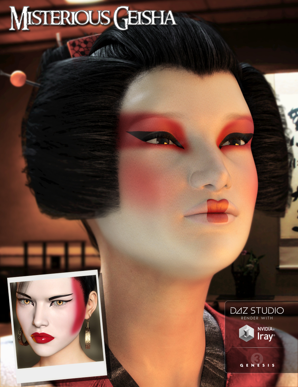 Artistic Make-up Concepts for Genesis 3 Female(s) Artistic Make-up Concepts for Genesis 3 Female(s) by: Neikdian, 3D Models by Daz 3D