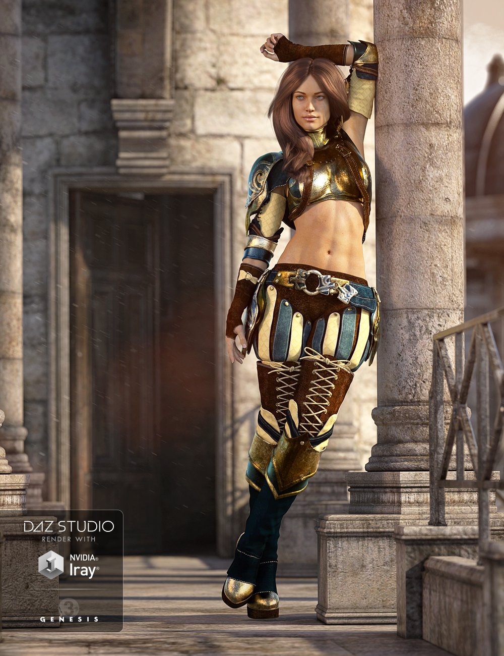 Solaris Outfit for Genesis 3 Female(s) by: Anna BenjaminBarbara Brundon, 3D Models by Daz 3D