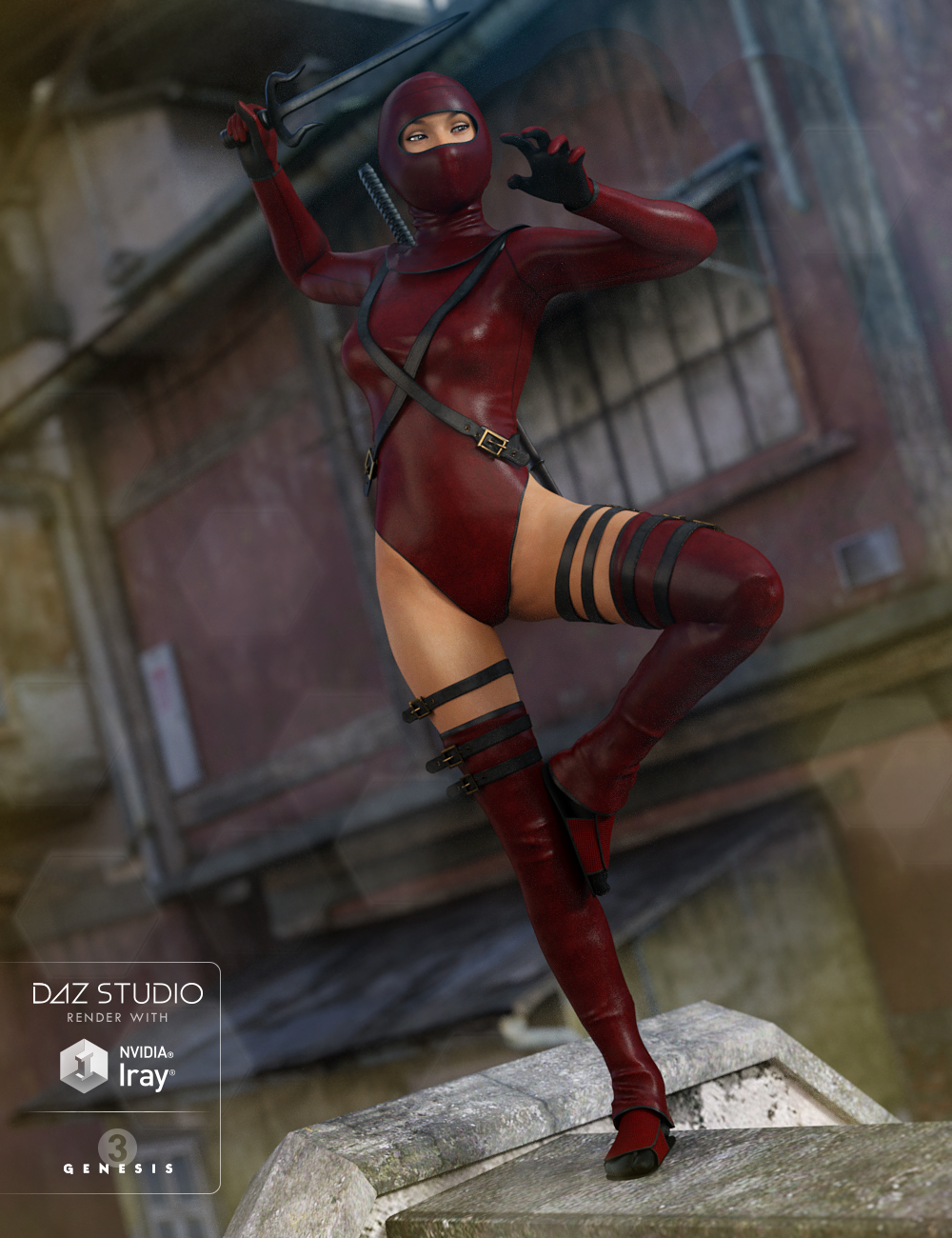 Shadow Watcher for Genesis 3 and Genesis 2 Female(s) by: Sarsa, 3D Models by Daz 3D