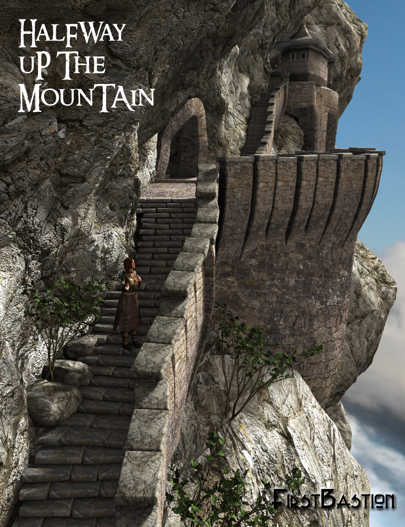 Halfway Up the Mountain by: FirstBastion, 3D Models by Daz 3D