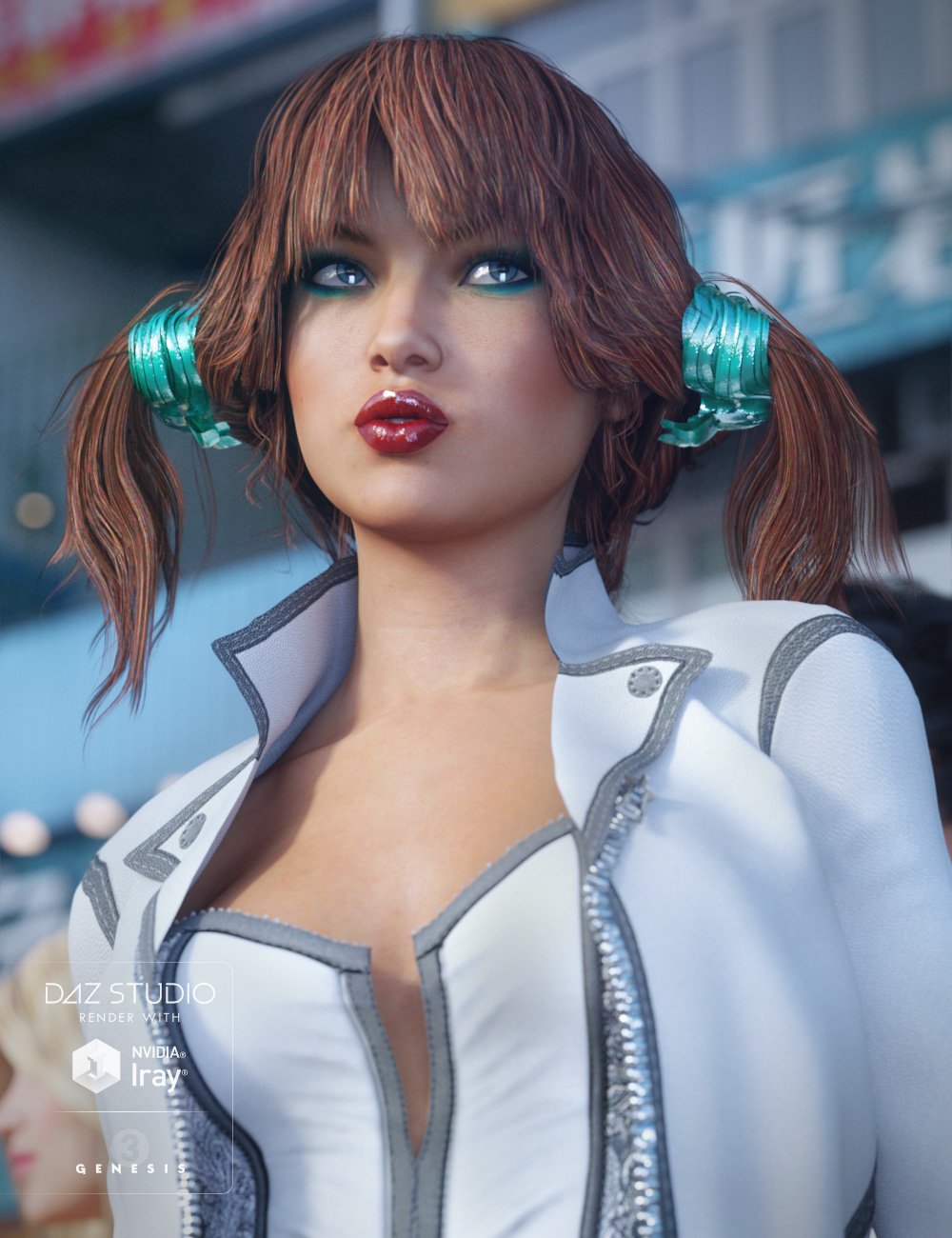 Gully Hair for Genesis 3 Female(s) by: goldtassel, 3D Models by Daz 3D