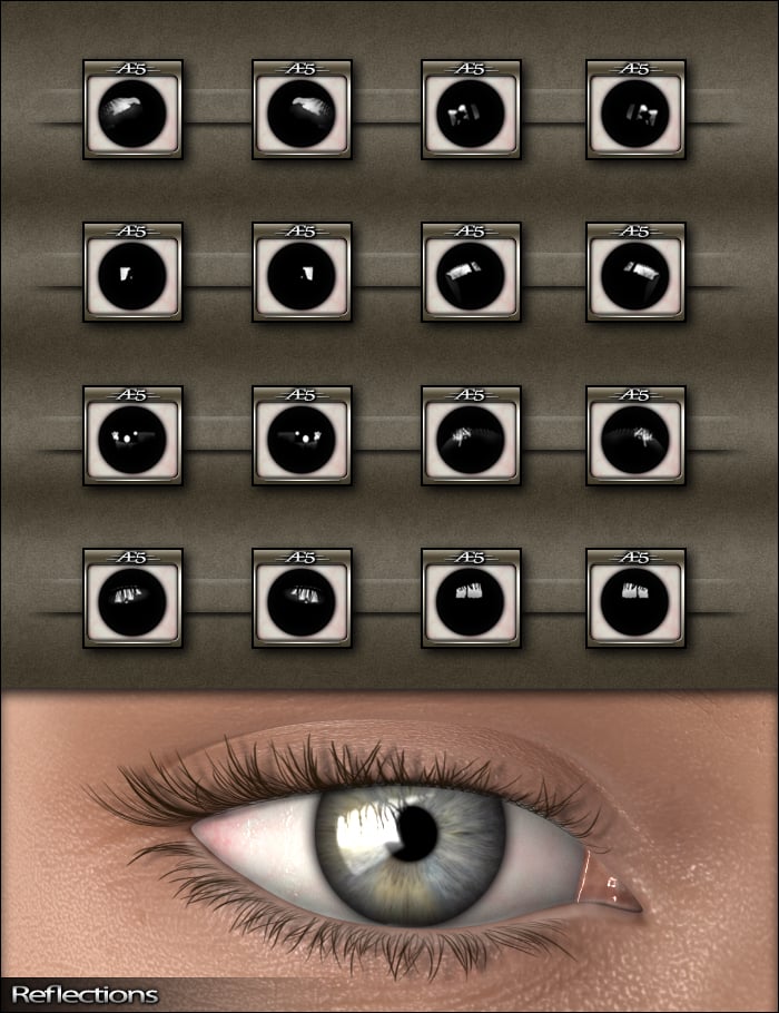 Actual Eyes 5 by: MindVision G.D.S., 3D Models by Daz 3D