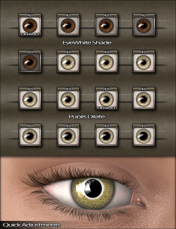 Actual Eyes 5 by: MindVision G.D.S., 3D Models by Daz 3D