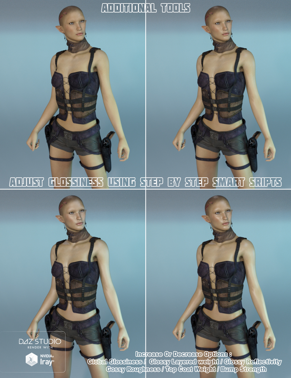Iray Converter for Genesis by: V3Digitimes, 3D Models by Daz 3D