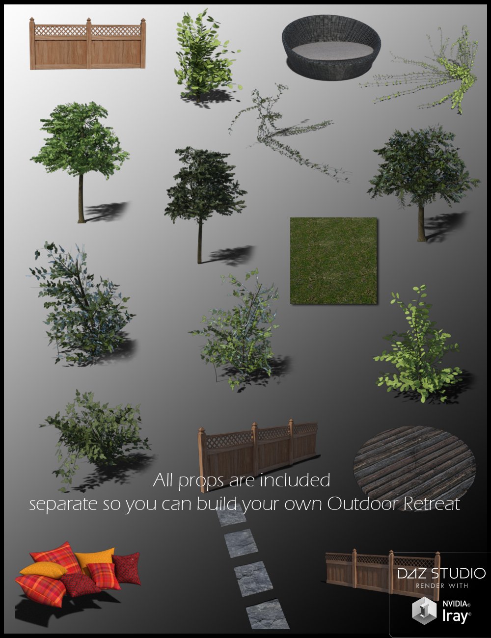 Outdoor Retreat Outdoor Retreat by: Nikisatez, 3D Models by Daz 3D