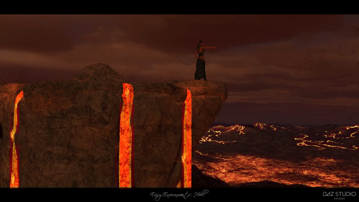 Easy Environments: Hell Easy Environments: Hell by: Flipmode, 3D Models by Daz 3D