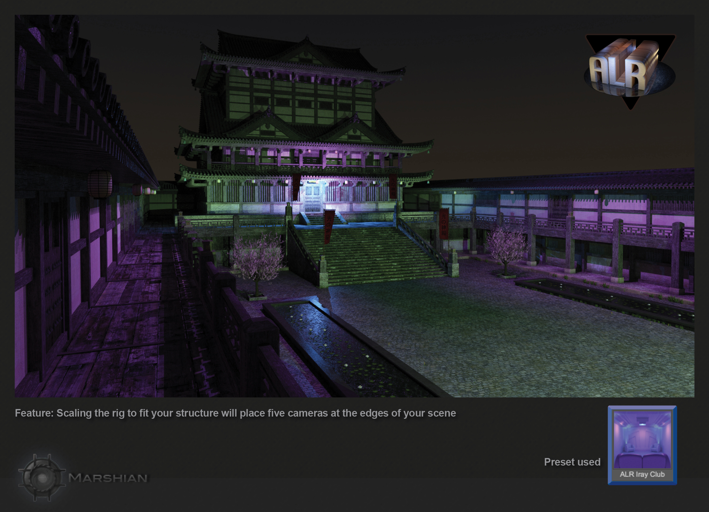 Architectural Lighting Rig for Iray Daz 3D