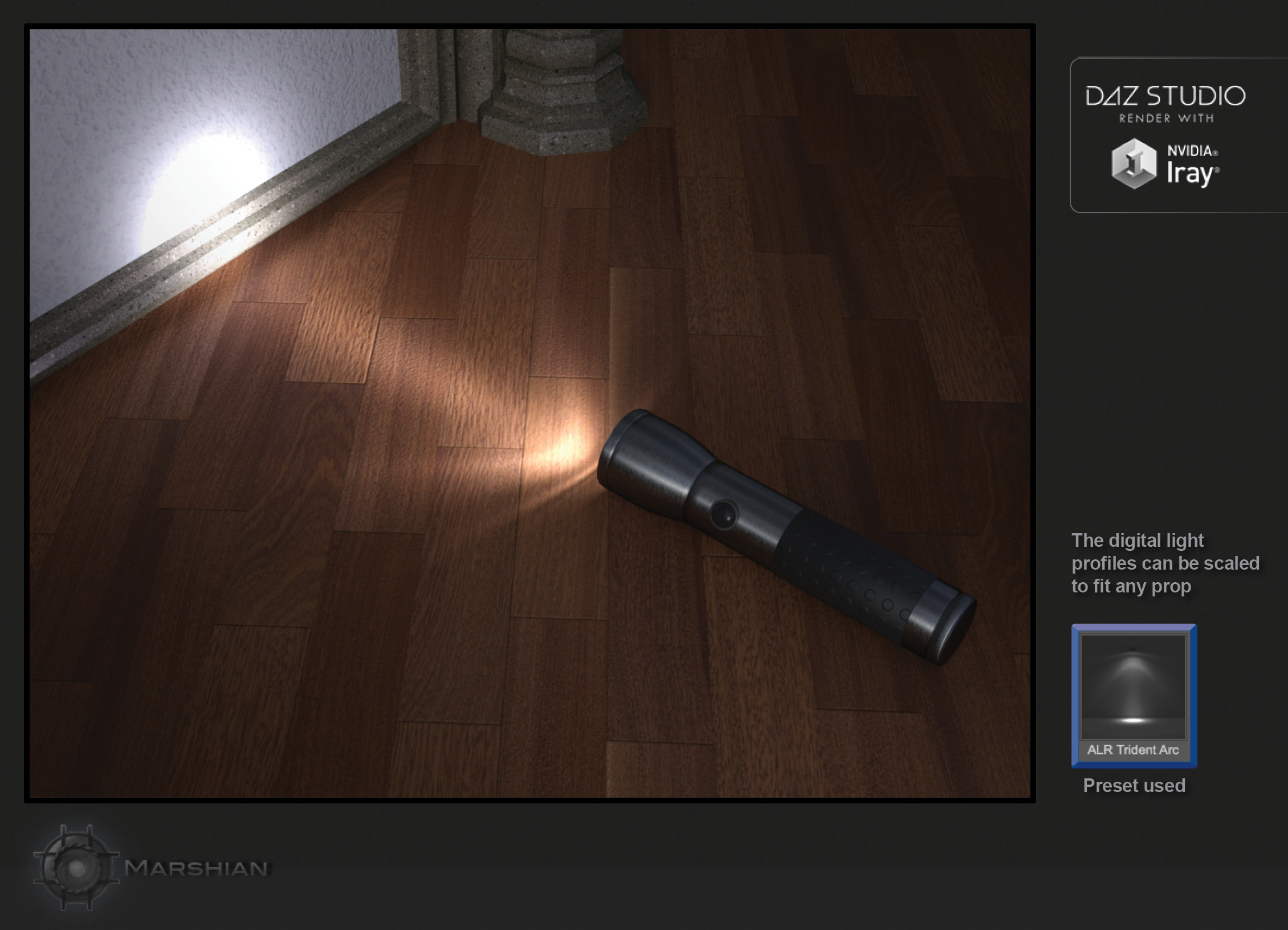 Architectural Lighting Rig for Iray Daz 3D