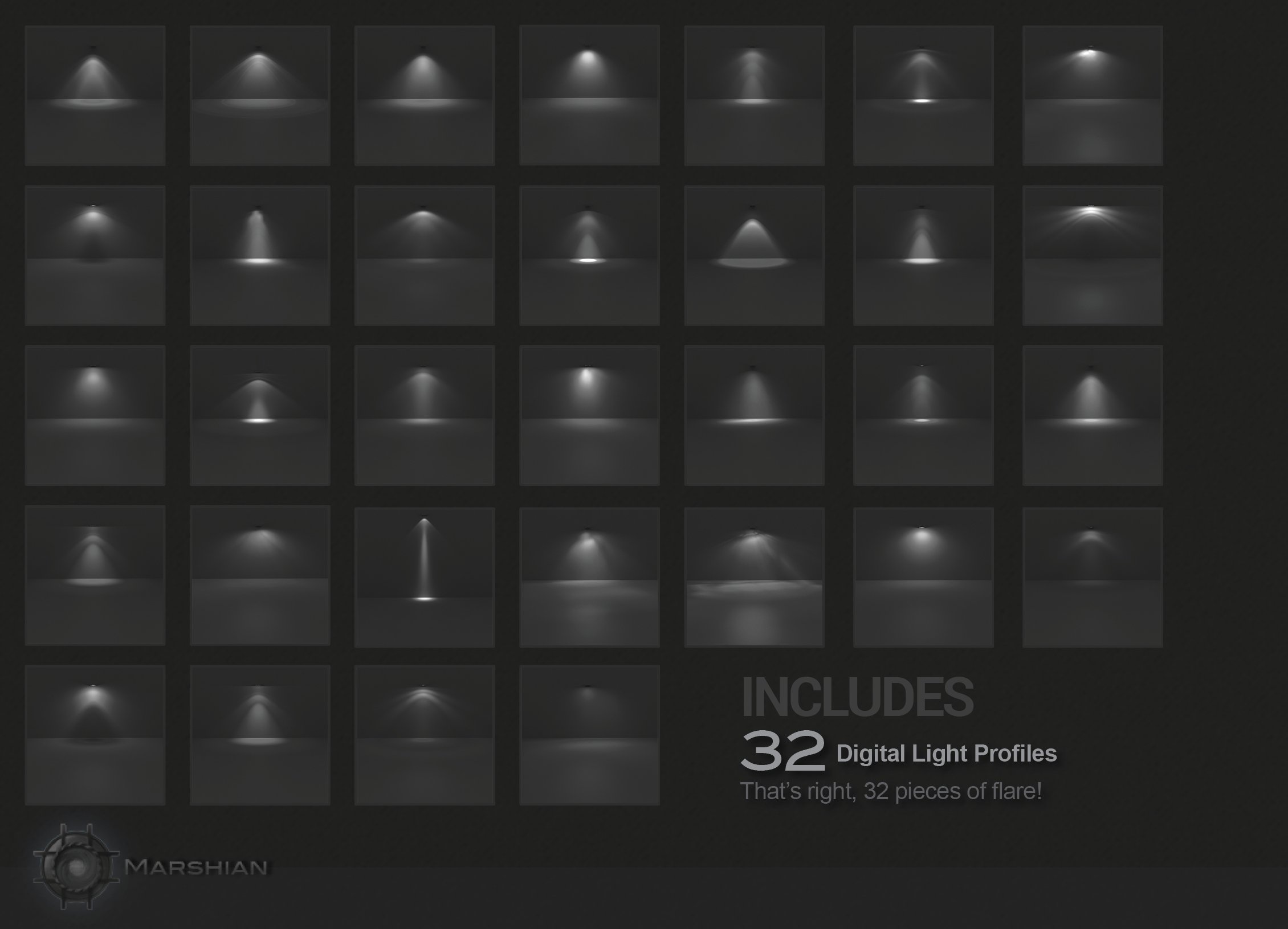 Architectural Lighting Rig for Iray Daz 3D