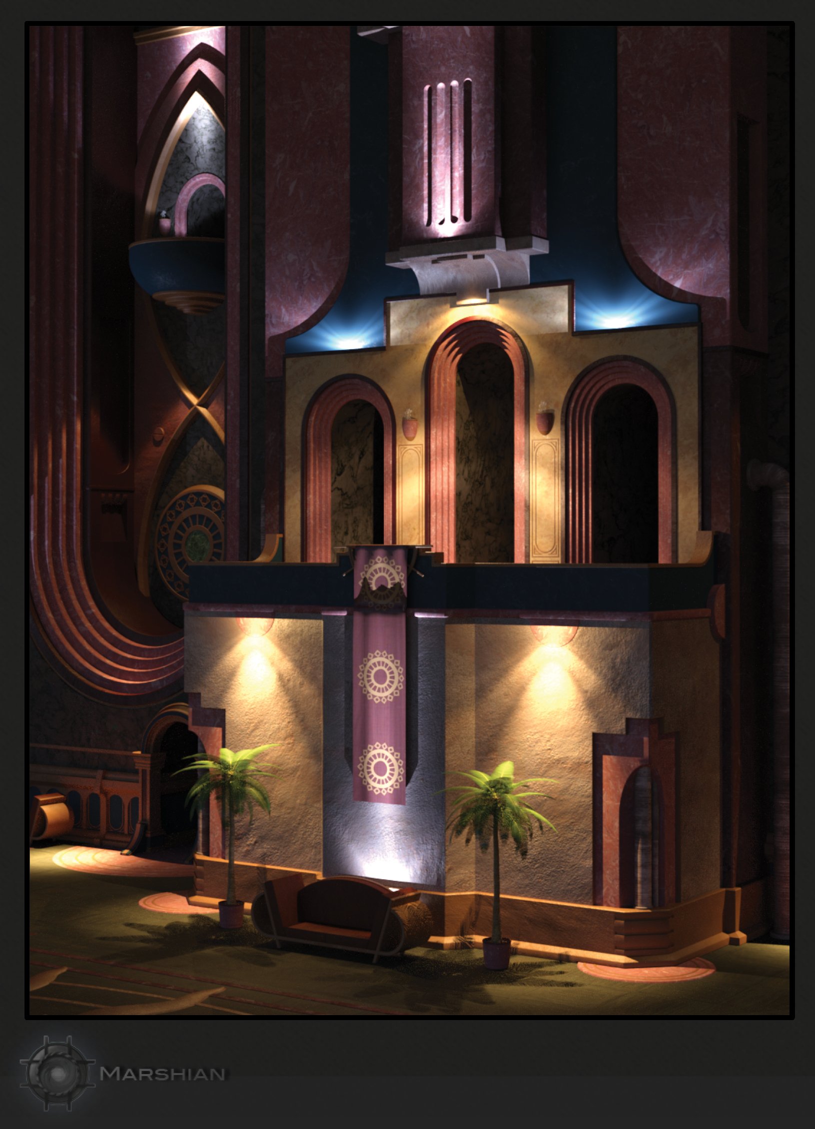 Architectural Lighting Rig for Iray Daz 3D