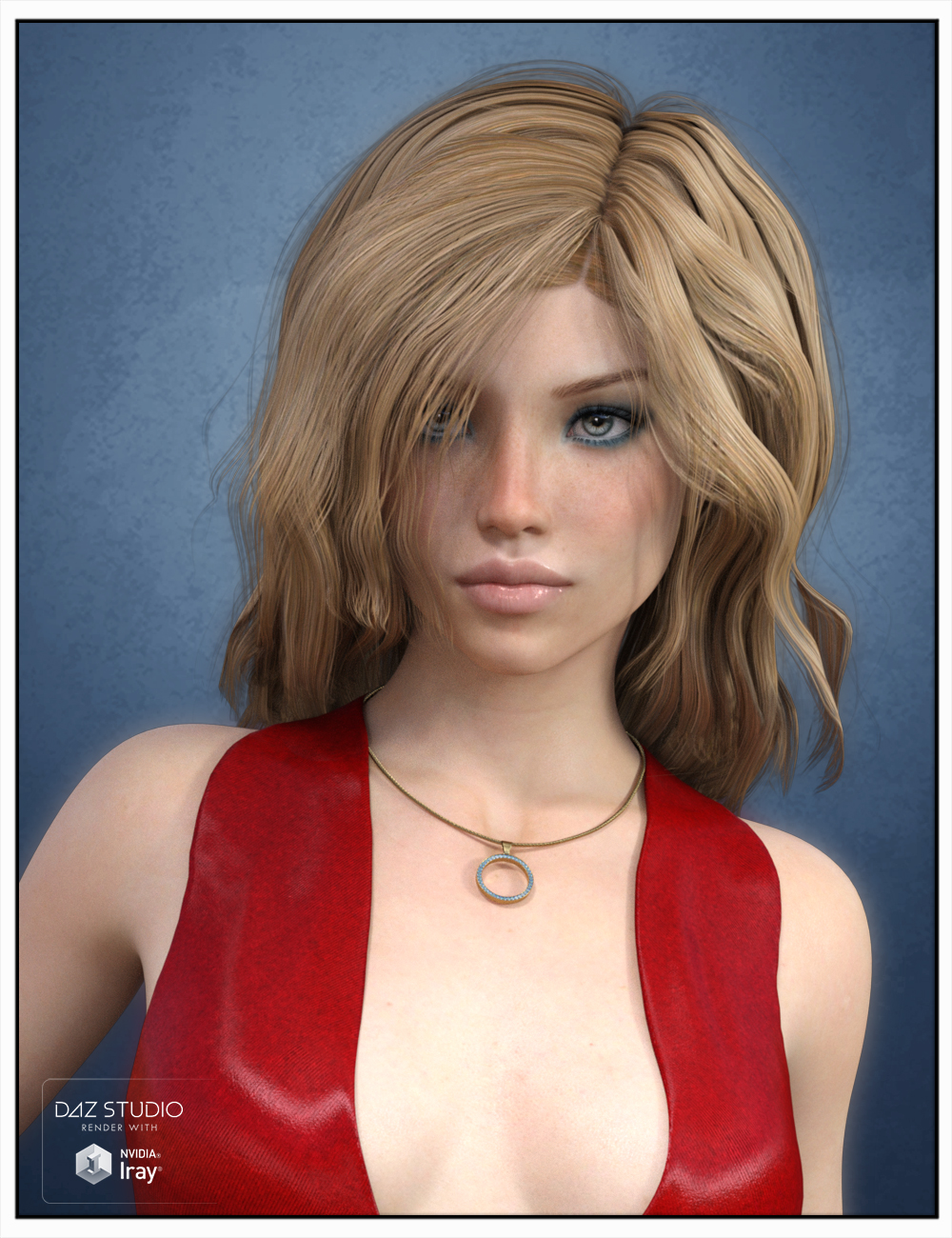 Hanna Hair for Genesis 3 Female(s), Genesis 2 Female(s) and Victoria 4 by: SWAM, 3D Models by Daz 3D