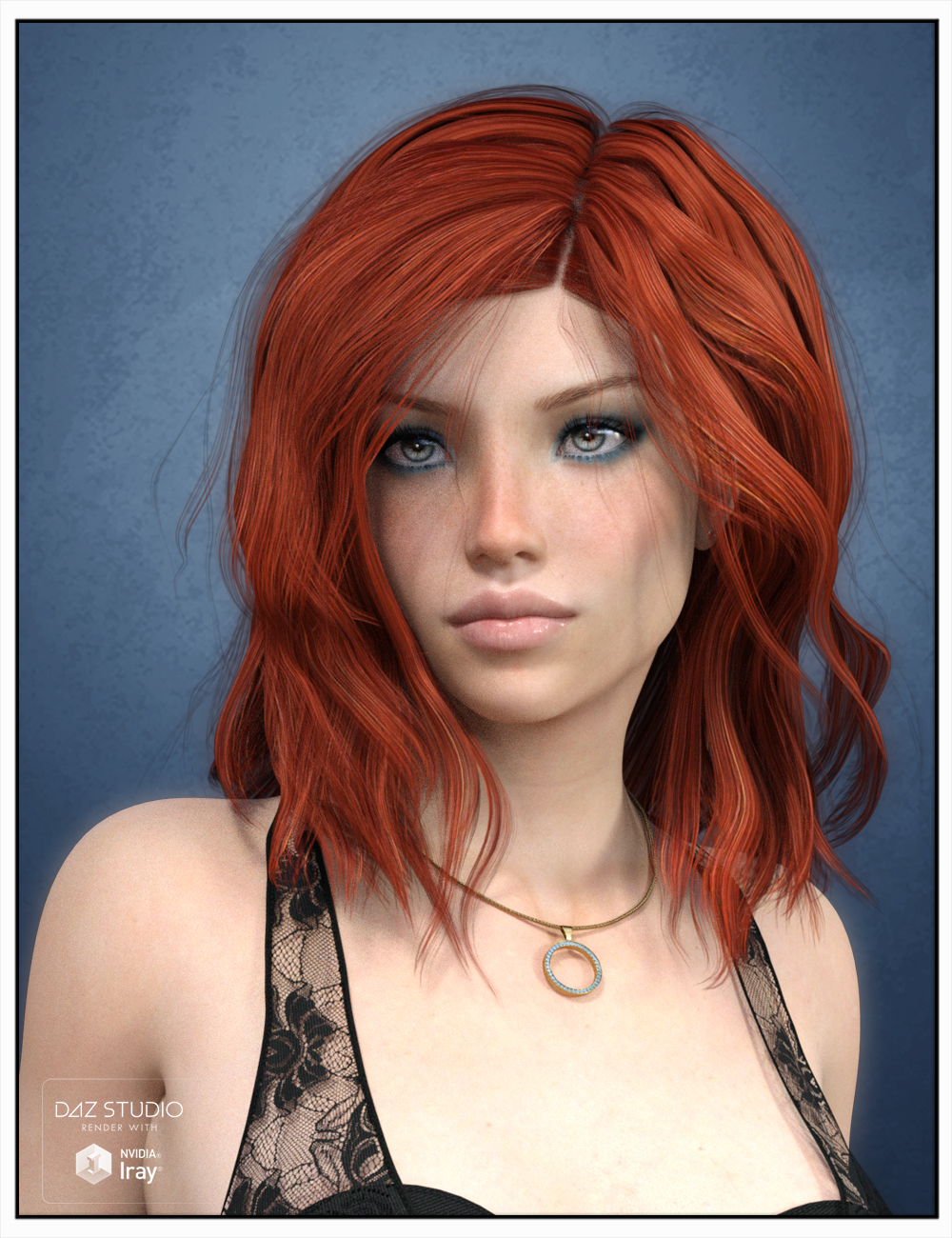 Hanna Hair for Genesis 3 Female(s), Genesis 2 Female(s) and Victoria 4 by: SWAM, 3D Models by Daz 3D