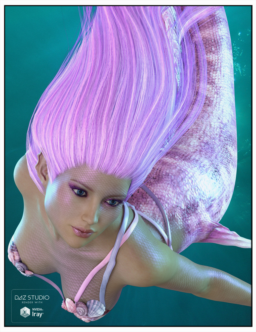 Laguna-Naoko Hair for Genesis 3 Female(s), Genesis 2 Female(s) and Victoria 4 by: SWAM, 3D Models by Daz 3D