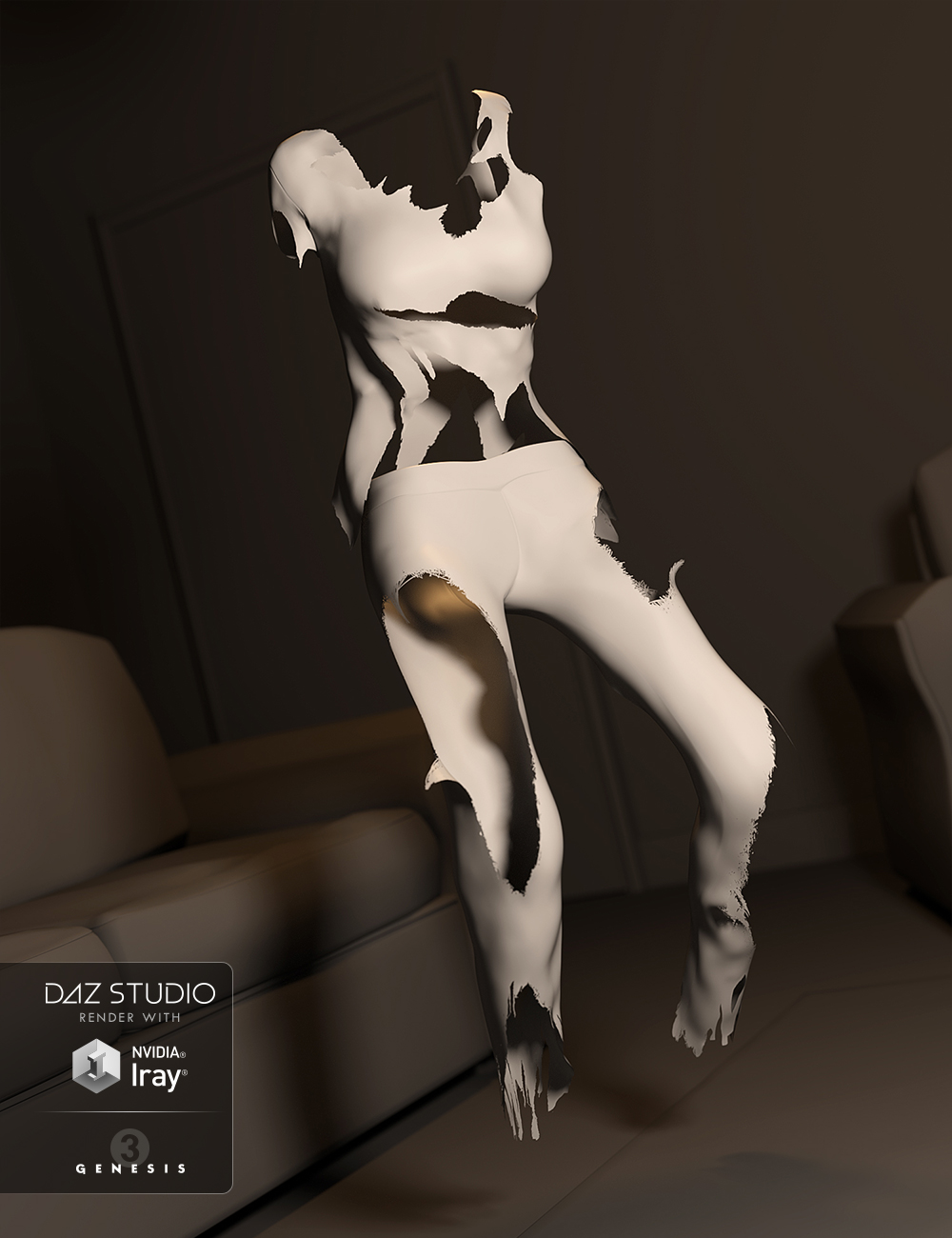 Soulless Outfit for Genesis 3 Female(s) by: NikisatezSarsa, 3D Models by Daz 3D