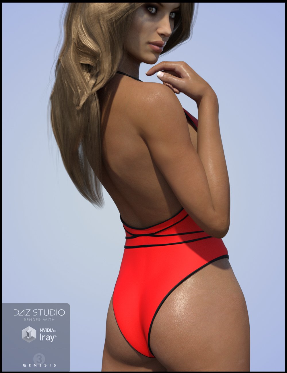 Neoprene Swimsuit For Genesis 3 Females Daz 3D