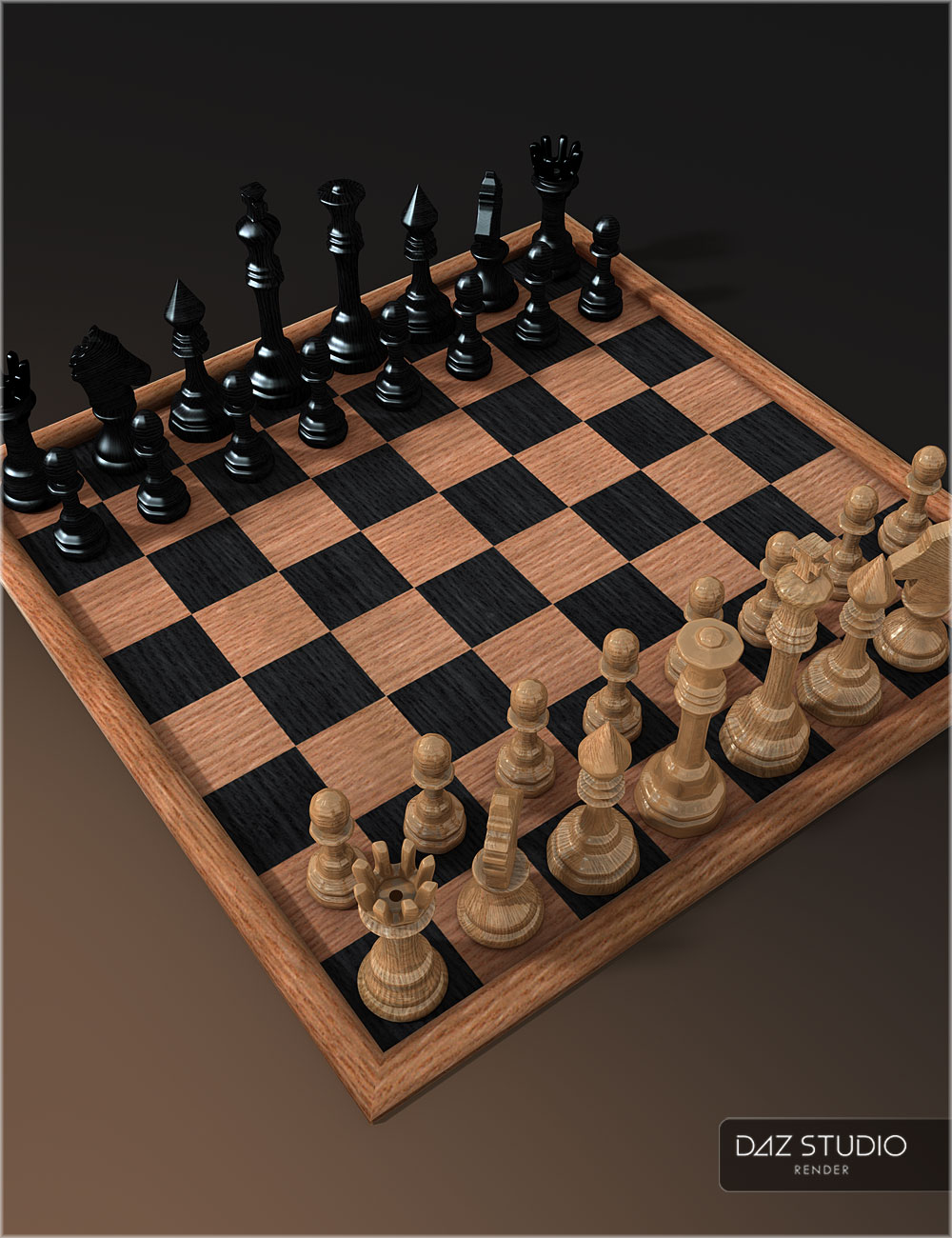 RW Classic Chess by: Renderwelten, 3D Models by Daz 3D