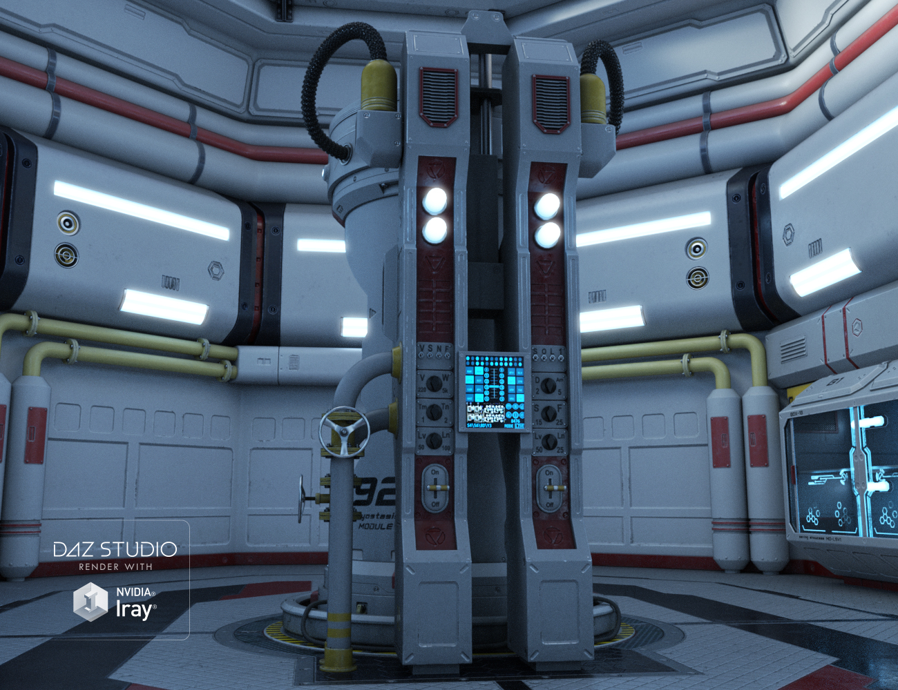 Sci-fi Lab | Daz 3D