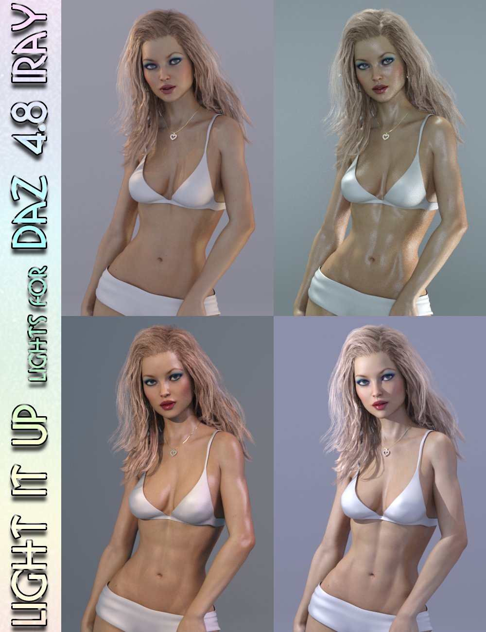 Light It Up Iray Lights by: lunchlady, 3D Models by Daz 3D