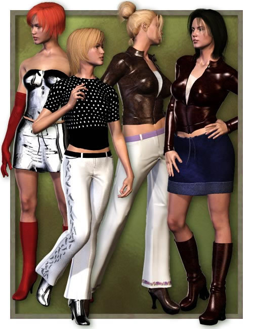 V3 & SP Clothing Pack by: , 3D Models by Daz 3D