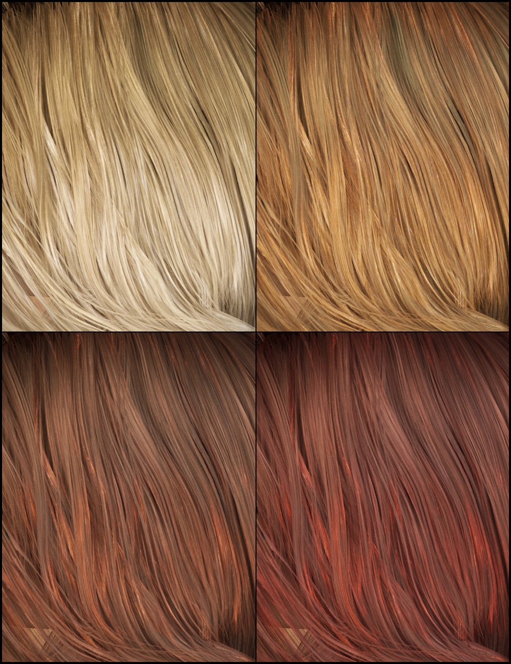 Colors for Wildling Hair | Daz 3D