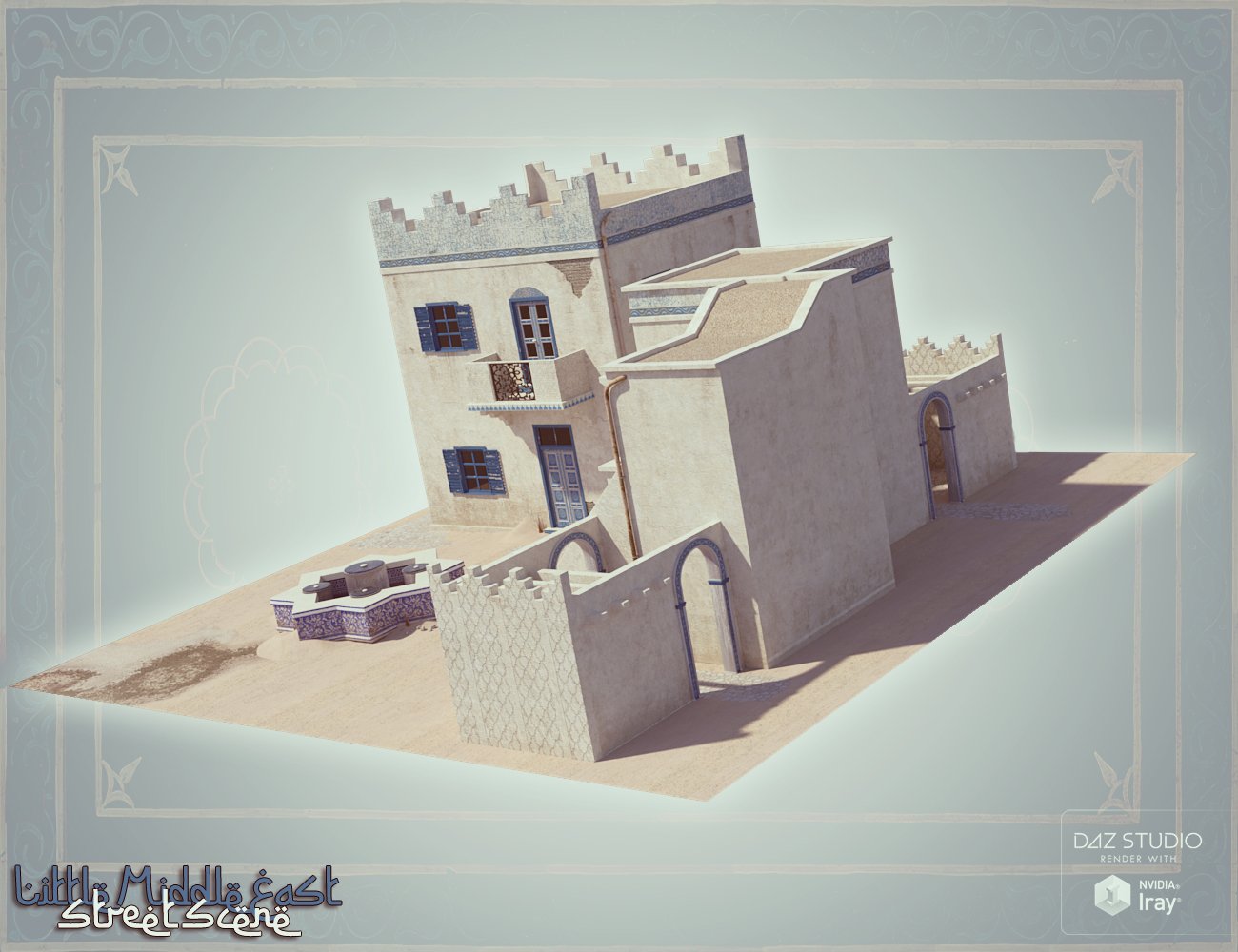 Little Middle East Street Diorama Little Middle East Street Diorama by: David BrinnenForbiddenWhispers, 3D Models by Daz 3D