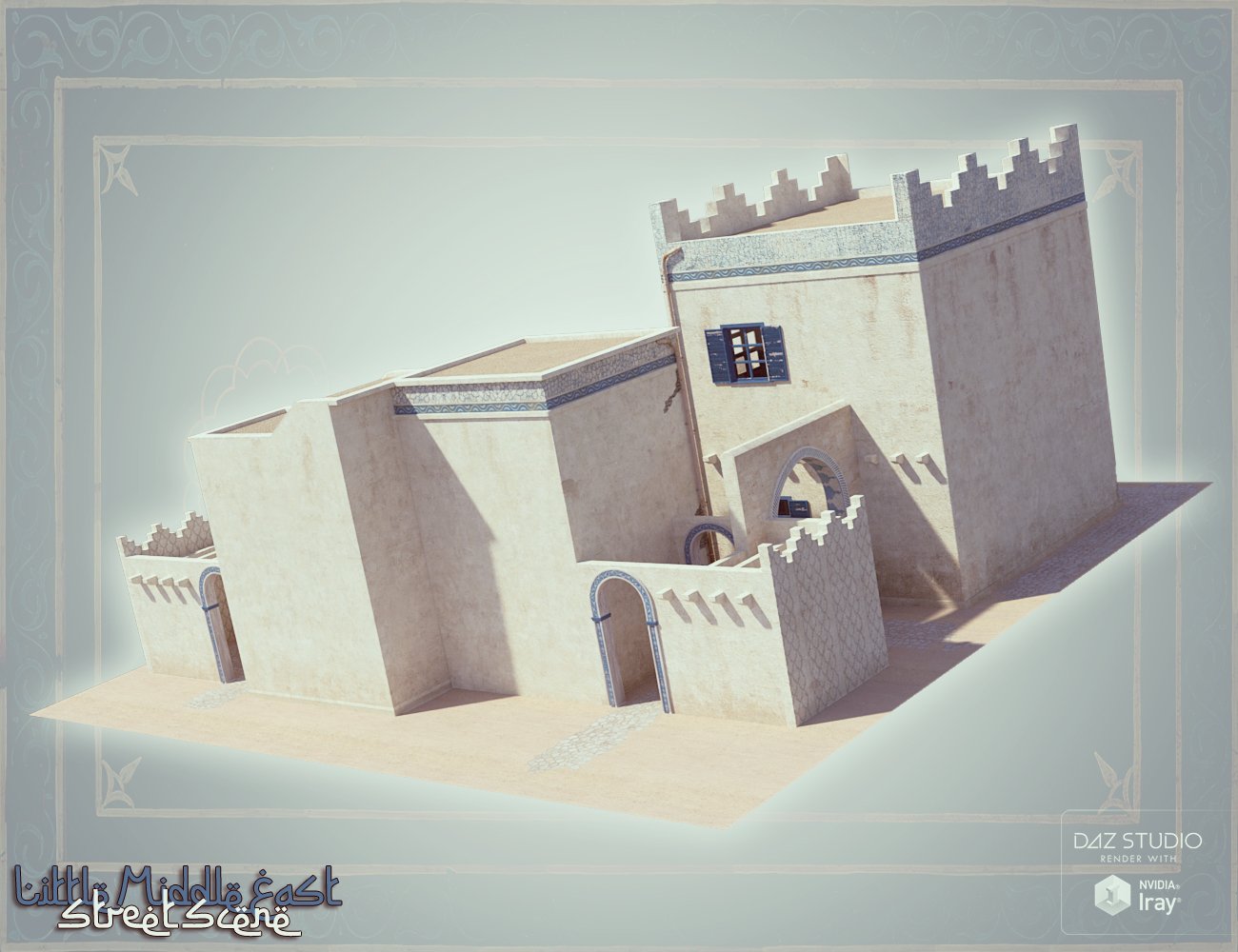 Little Middle East Street Diorama Little Middle East Street Diorama by: David BrinnenForbiddenWhispers, 3D Models by Daz 3D