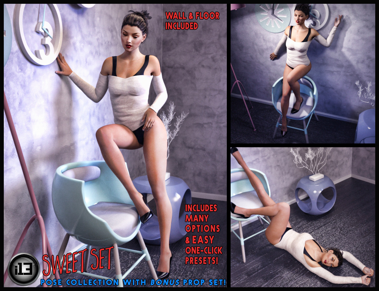 i13 SWEET Set! by: ironman13, 3D Models by Daz 3D