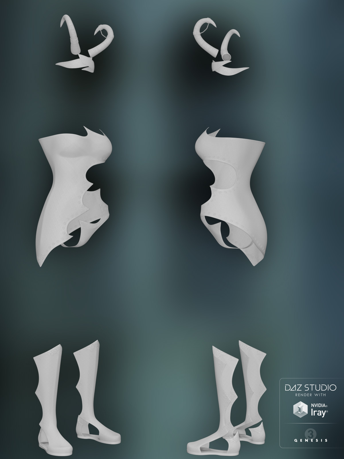 Dark Intent for Genesis 3 Female(s) Dark Intent for Genesis 3 Female(s) by: LilflameShox-Design, 3D Models by Daz 3D