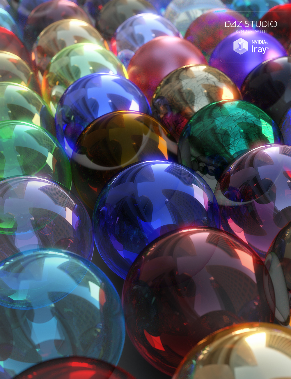Colored and Broken Glass Iray Shaders by: JGreenlees, 3D Models by Daz 3D