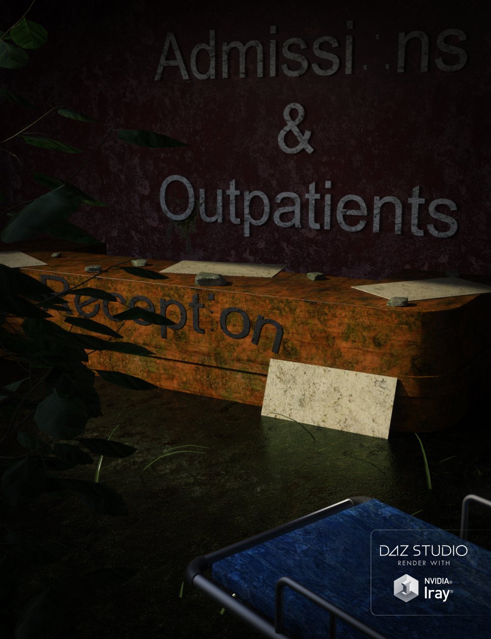 Destroyed Hospital by: KindredArts, 3D Models by Daz 3D