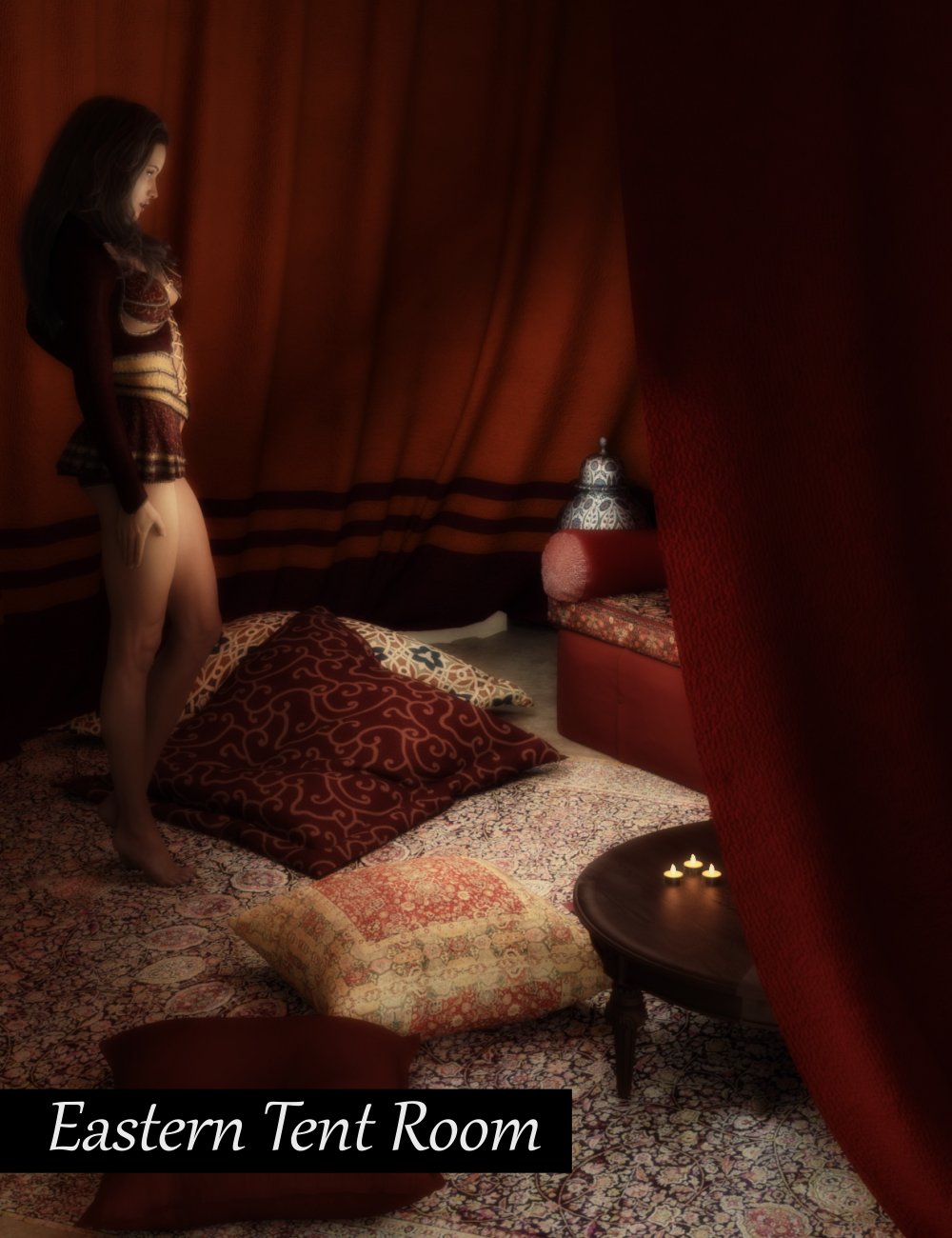 Eastern Tent Room by: Neikdian, 3D Models by Daz 3D