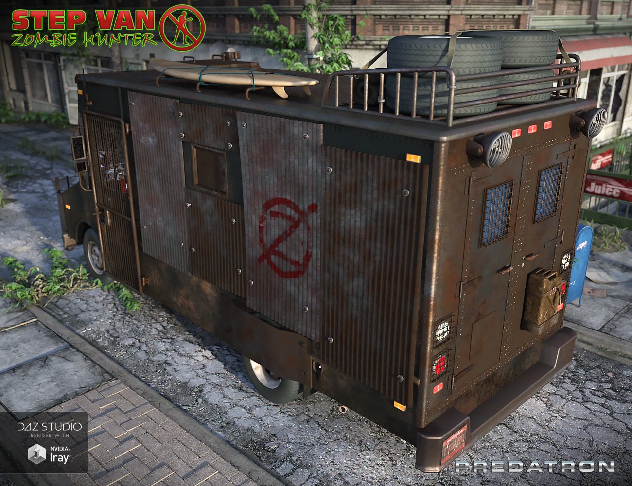 Step Van: Zombie Hunter Step Van: Zombie Hunter by: Predatron, 3D Models by Daz 3D