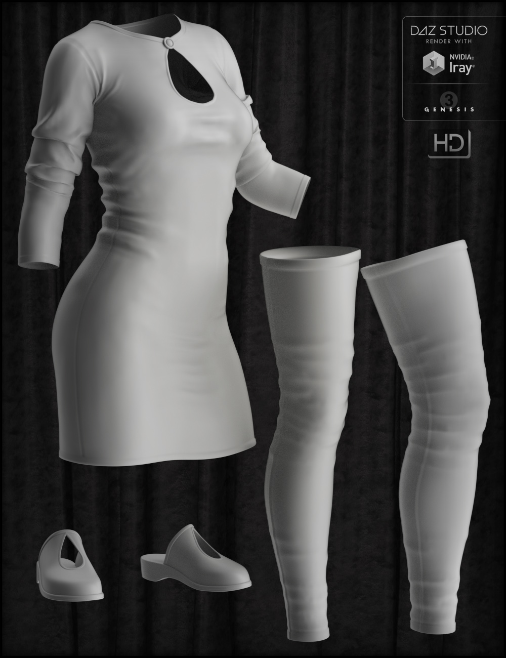 Keyhole Style for Genesis 3 Female(s) by: Fisty & Darc, 3D Models by Daz 3D