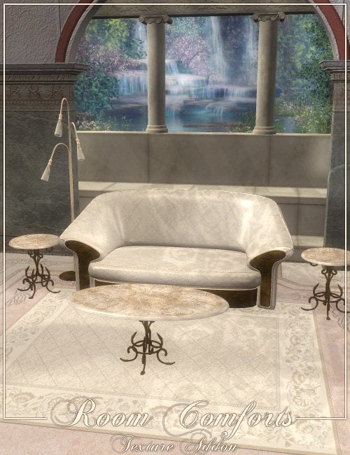 Room Comforts Texture Addon by: Ravnheart, 3D Models by Daz 3D