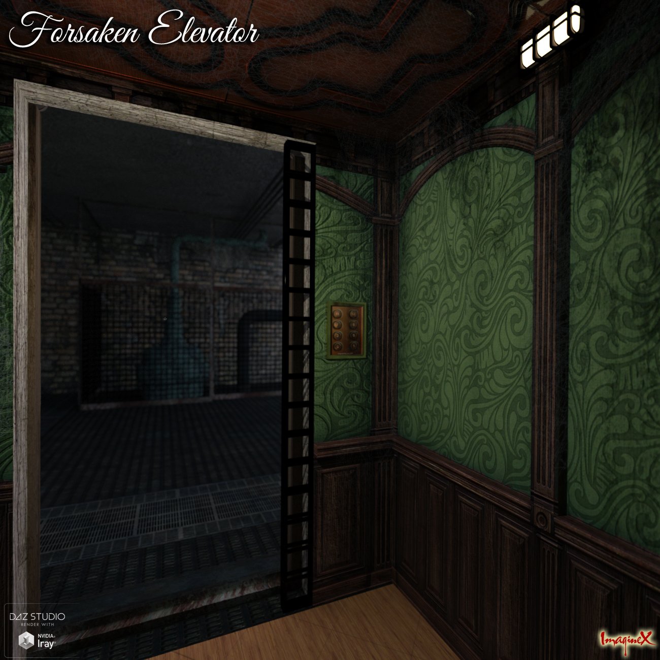 Forsaken Elevator - Basement by: ImagineX, 3D Models by Daz 3D