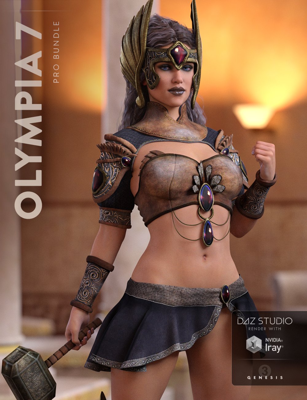 Olympia 7 Pro Bundle by: , 3D Models by Daz 3D