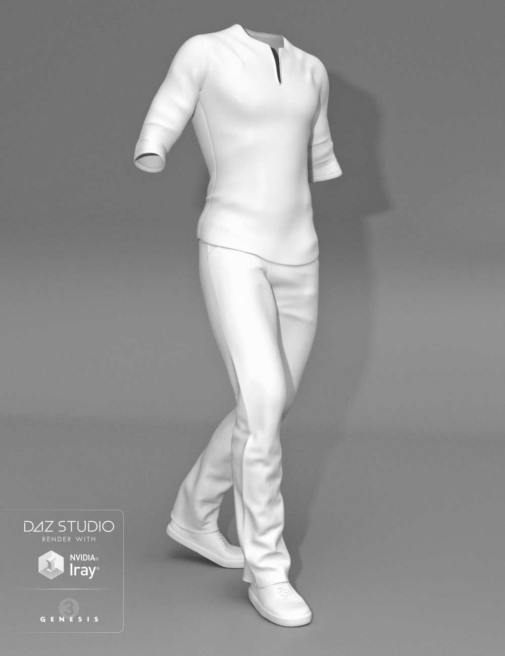 Laid Back Outfit for Genesis 3 Male(s) by: NikisatezSarsa, 3D Models by Daz 3D